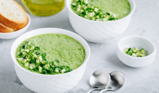 Soupe Froide De Concombre La Menthe